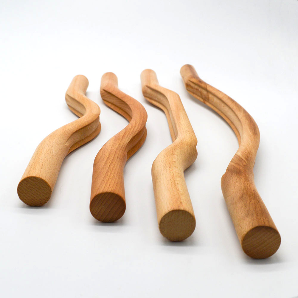 Full Body Therapy Gua Sha Wood Massage Tools Set 4 In 1 Deep Scraping