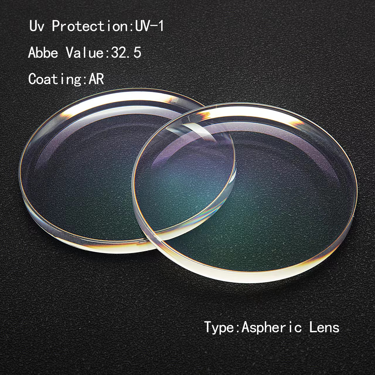 1.74 Anti Blue Light AR Coating Ophthalmic Standard Single Vision Lenses