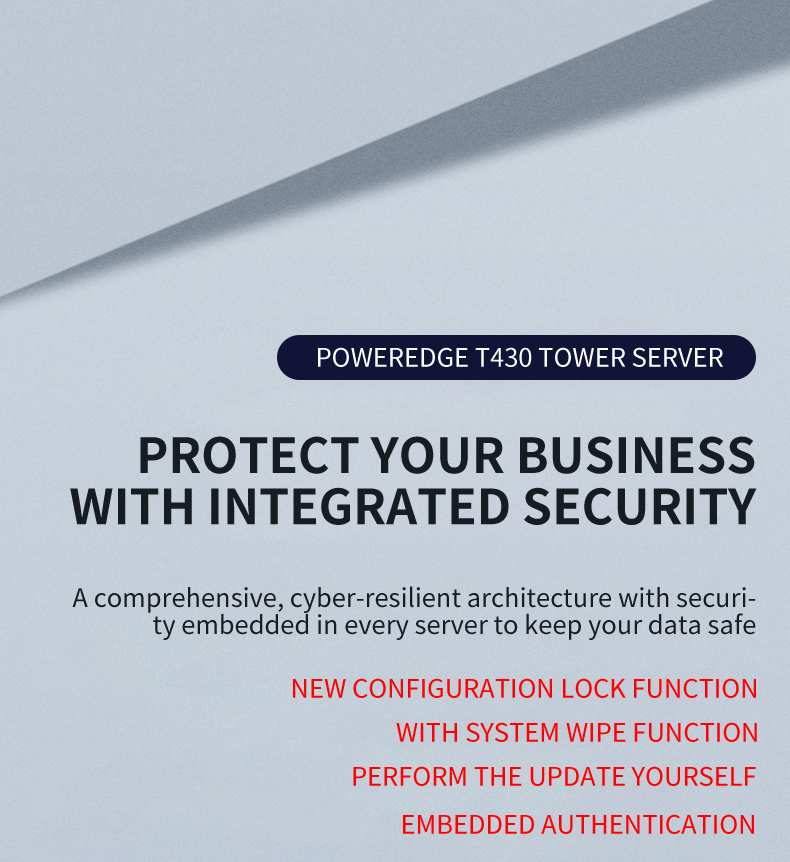 PowerEdge T430 5U Tower Rackmount Storage Server Intel Xeon E5-2600V3 E5-2600V4 Network Server