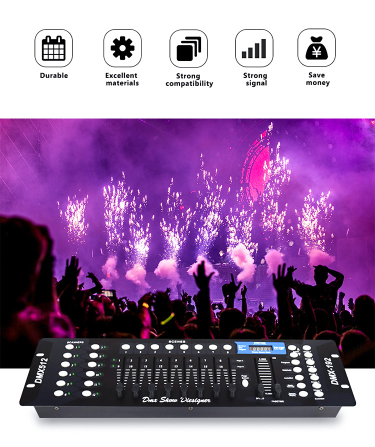Dmx Controller Cool Sparkler Machine Stage Light Dj Sparkler Machine 192 Channels