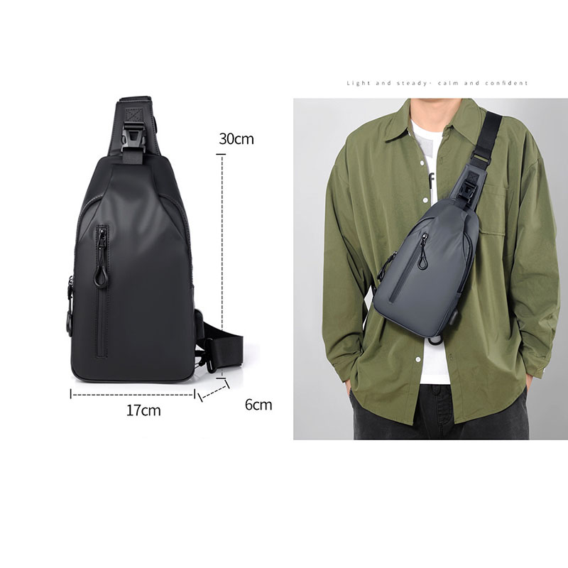 OEM Fashion Crossbody Chest Bags Outdoor Large Capacity Men's Shoulder Bag