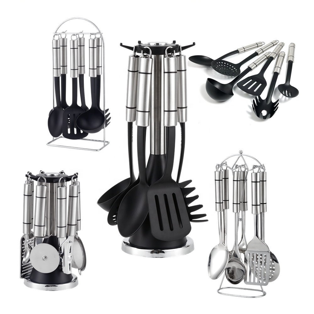 Direct Home and Kitchen Utensils Nylon Ladle Skimmer Turner Spoons for Household Items