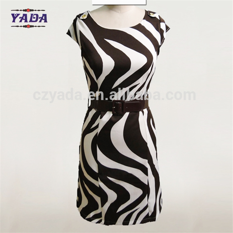 Long print elegant spring summer woman evening lady women long dress for sleeveless design