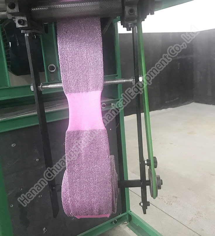Net Scourer Pad Knitting Machine Cleaning King Machine Scourer Making Machine Scouring Pad Knitting Machine
