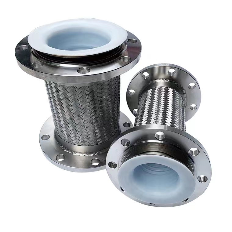 DN32 DN3000mm Stainless Steel Flange Tie Rod Compensator Vacuum Bellows Expansion Joint