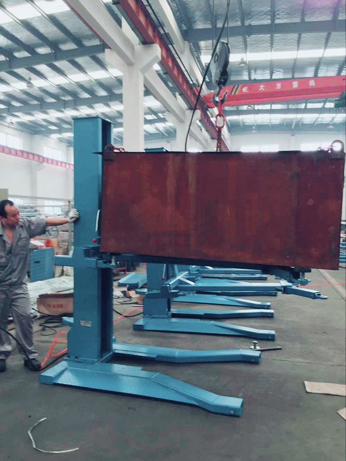 Automotive Mobile Single Post Vehicle Lift Storage 2.5T Movable Hydraulic