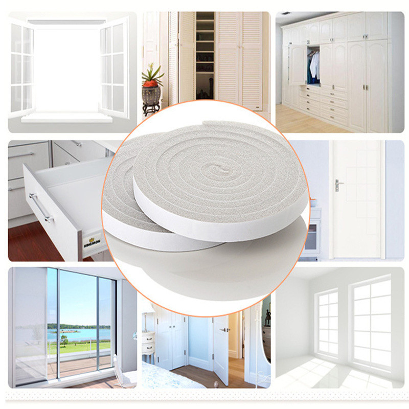 1/4 Inch Wide Foam Insulation Tape Self Adhesive Strips Oil Resistance