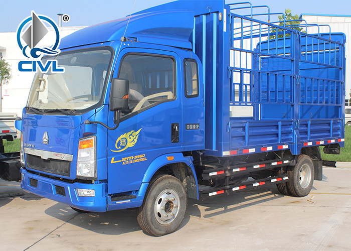Box Type Unloading Light Duty Truck 8 Ton With EURO II Emission Standard