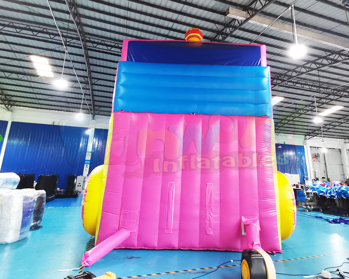 TUV Commercial Inflatable Slide Girl Carriage Princess Bounce House