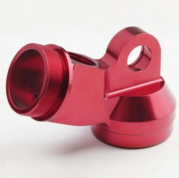 Metal Red Anodized Aluminum Parts Electrochemical Anodized Sheet Metal Anodizing