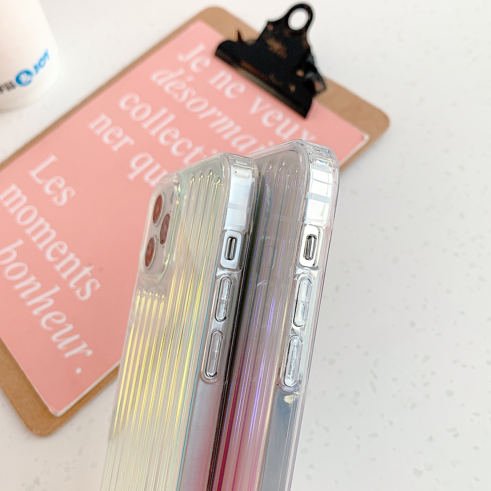 Light Weight Gradient Color Anti Fingerprint Phone Cases For Iphone 12 Pro Max