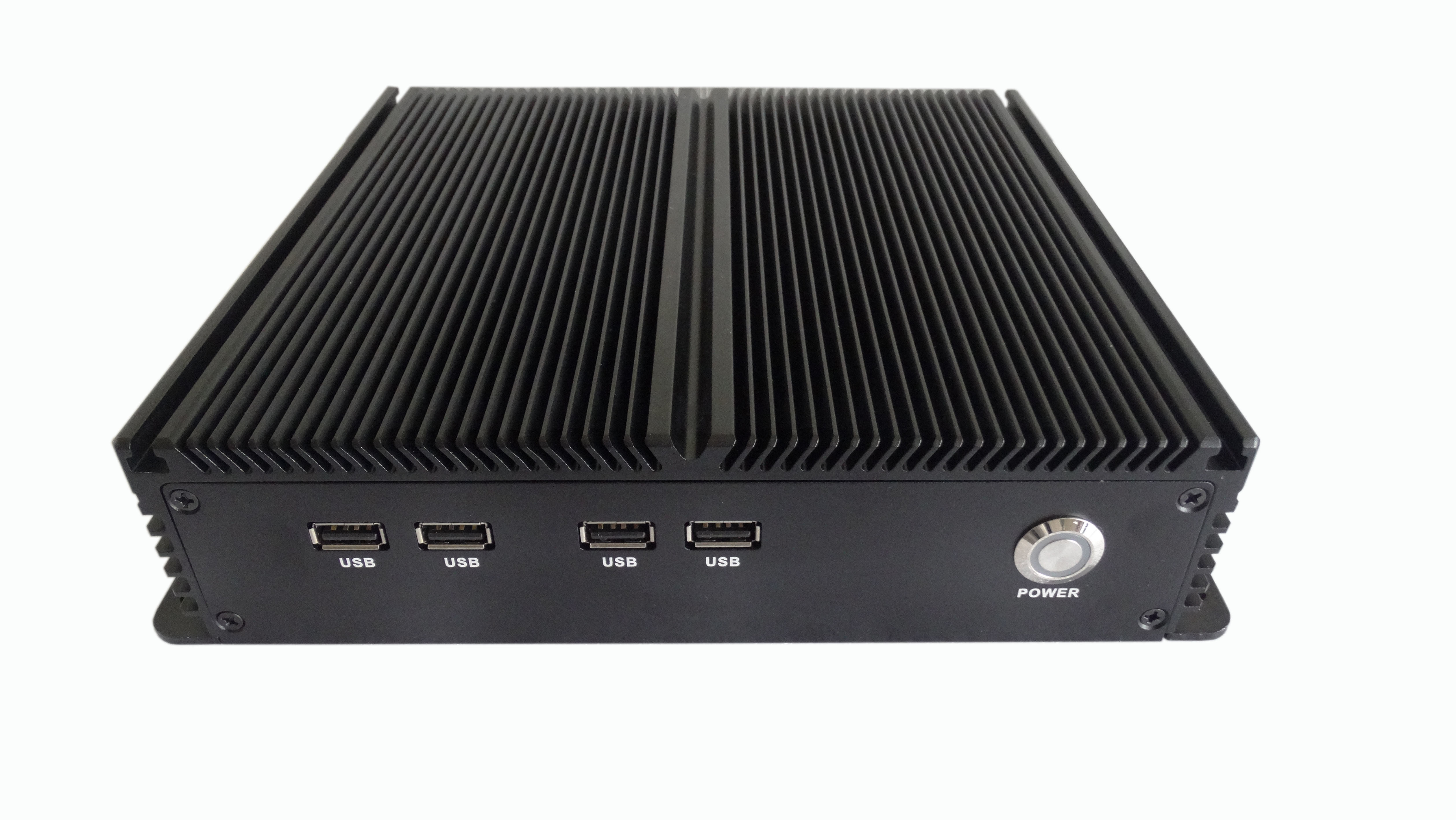 Fanless Box PC Soldered On Board 4th Generation I3 I5 I7 U Series CPU 2COM