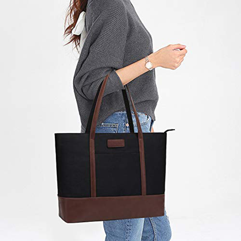 Customized amazing design fashion womens laptop tote