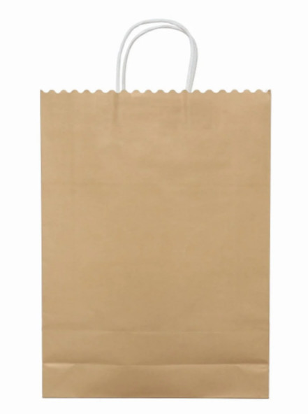 environmental brown kraft snack takeout paper bags