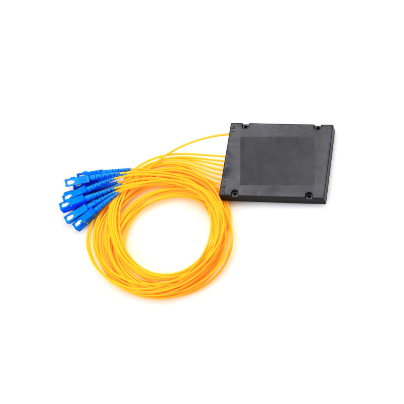 1x2 1x4 1x8 1x16 1x32 1x64 PLC Fiber Optic Splitter Wavelength 1260 - 1650nm