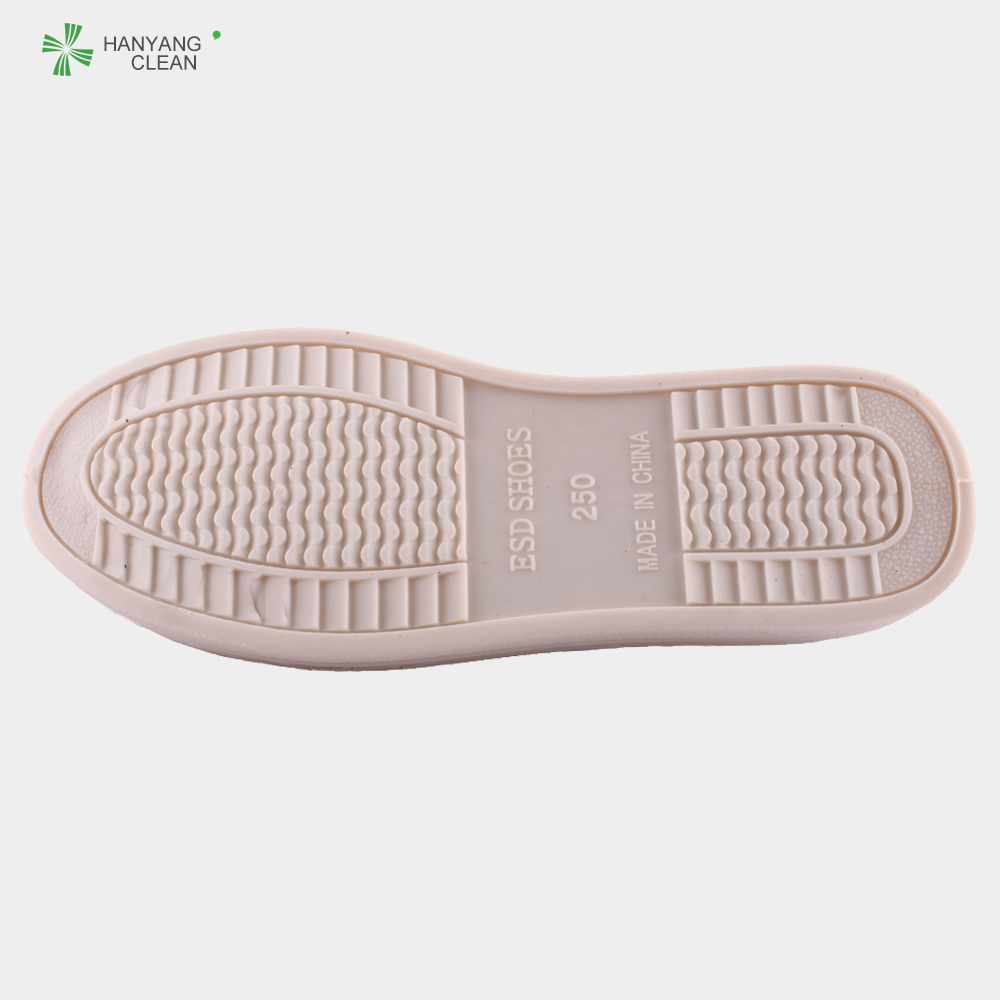 ESD Canvas / Leather Material Anti Static Shoes With Sterilization Of Heat-Resistant