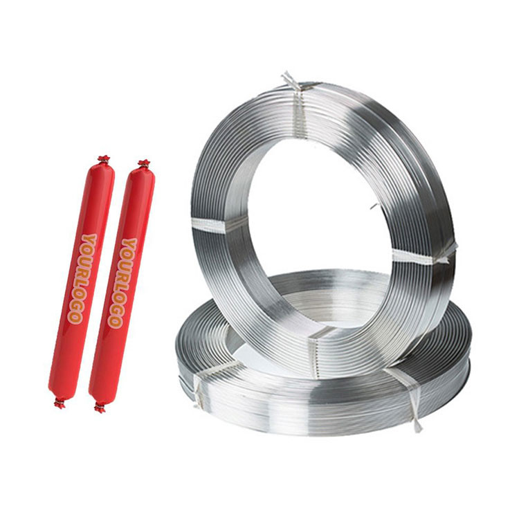 Industrial Aluminium Wire Sausage Clip Metal Material For Food And Tea Use