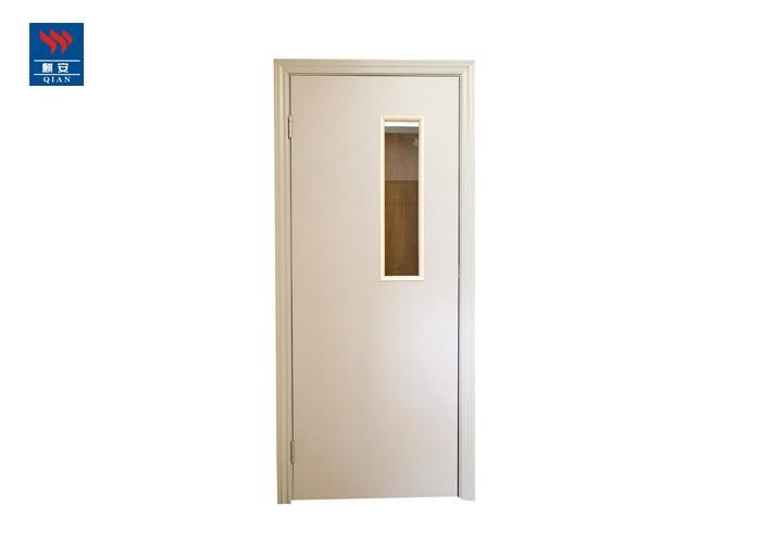 Philippine MDF + Perlite Fire Rated Wood Door Fire Proof Door With Glass