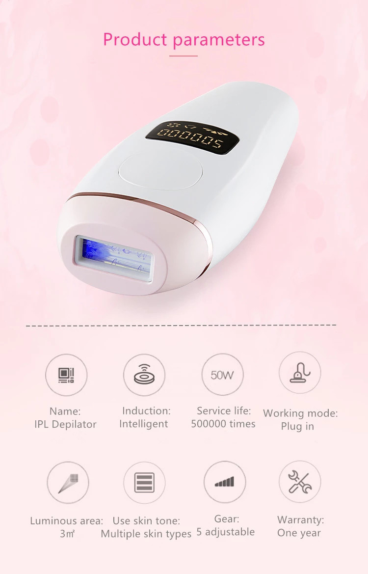 10 Minutes Full Body anti allergy Laser Hair Removal Handset
