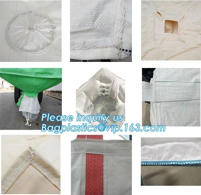 customizable PP u-panel baffle big bag /coated white woven PP jumbo bag/ventilated 4 panel baffle bag/all colors availab