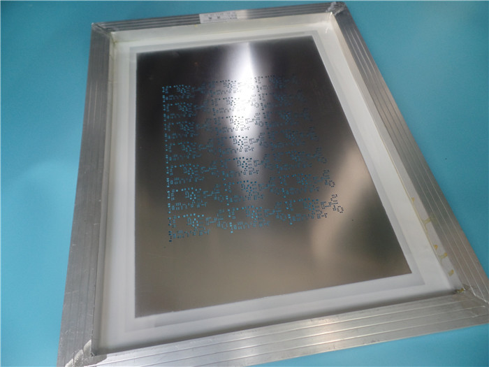 Through Hole 0.12mm PCB SMT Stencil Electro Polishing