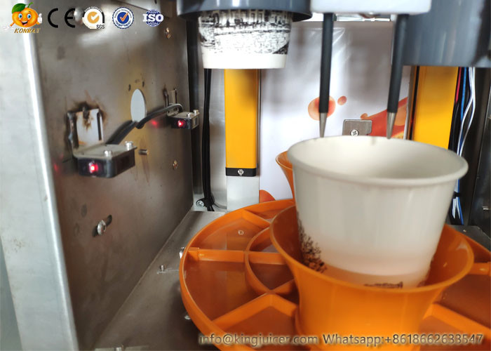 Hot 24 Hours Selling Fruit Orange Juice Vending Machine For Park Shopping Mall University