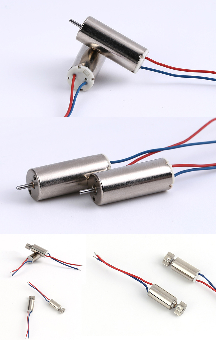 Hot sale Low Current Consumption 7mm Rc Drone Parts 3.7v Micro Dc Coreless Motor