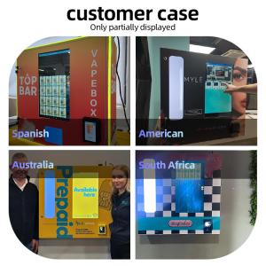 Desktop Electronic Mini Vending Machine With Age Checker Nayax Carder