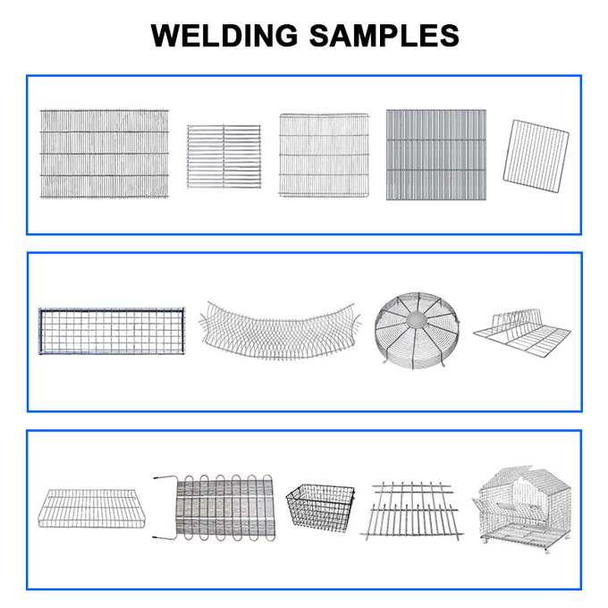 Iron Round Steel Wire ROW Welding Machine BBQ Wire Mesh Welding Machine