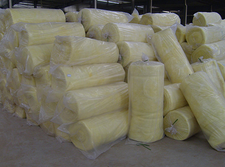 1.2m Wall Heat Insulation Materials Moisture Proof Yellow Glass Wool Felt