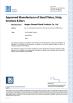 Jiangsu Xinmanli Metal Products Co., Ltd. Certifications