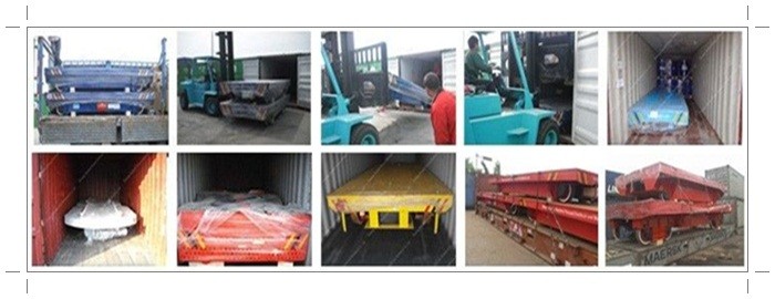 Trackless Handling Vehicle Steerable Transfer Trolley For Open Die Shultting In Factory