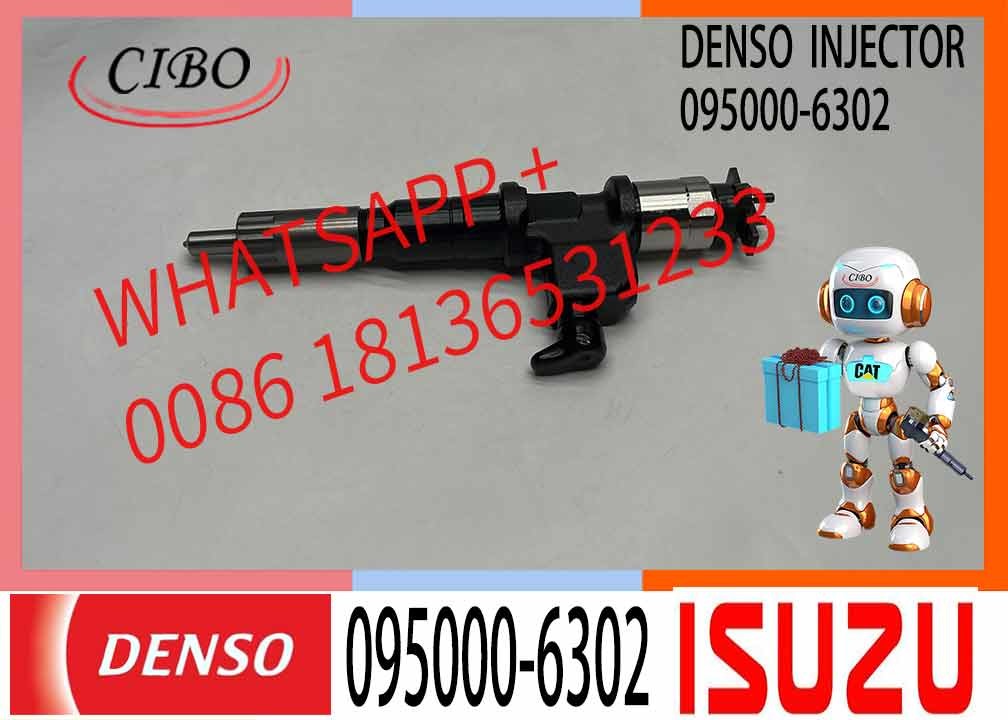 Diesel Common Rail Injector 095000-6303 095000-6302 095000-6301 095000-6300 1-15300436-2 For 6WF1 6WG1