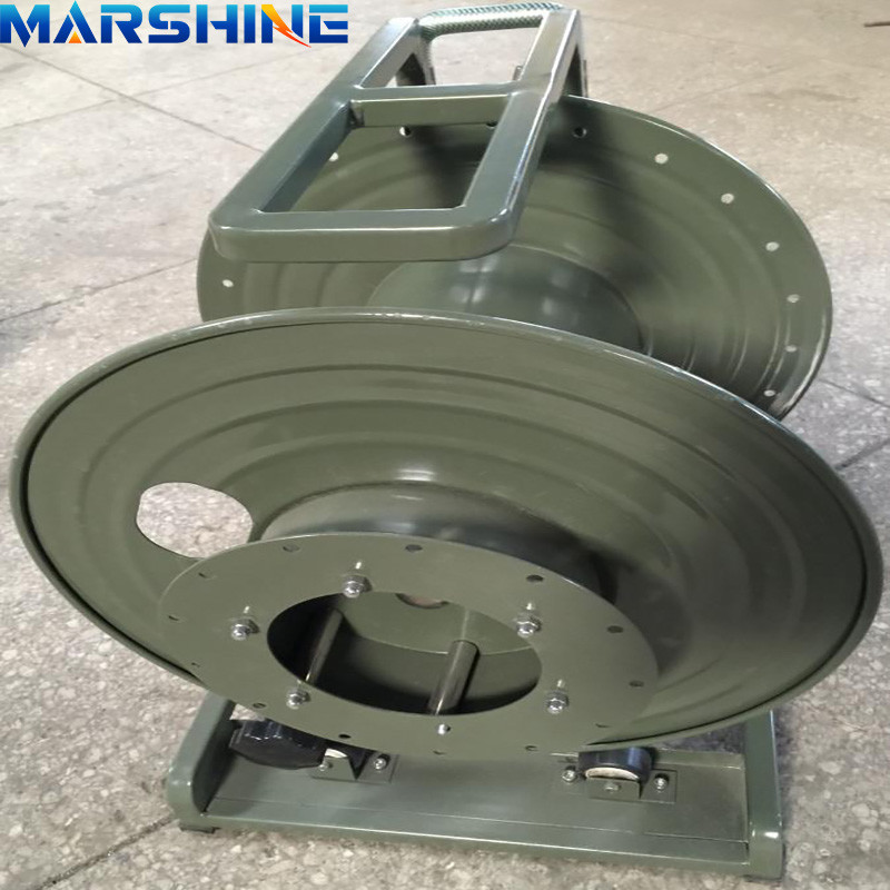 BX-10 Portable Type All Metal Tactical Fiber Optic Reel Cable Drum Spool