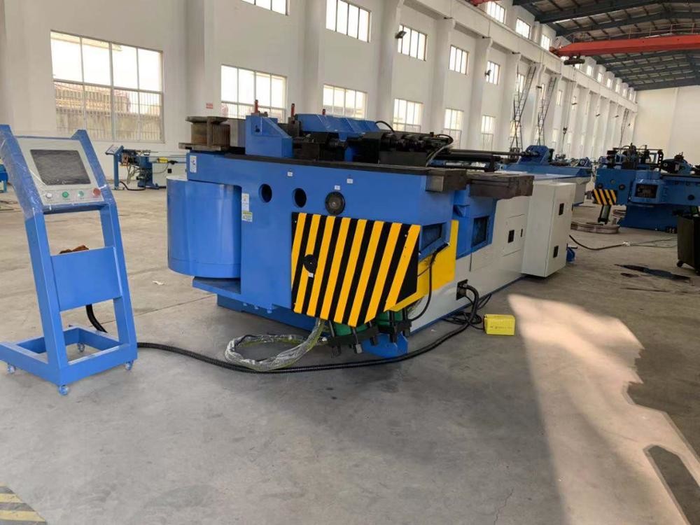 Manual CNC Pipe Bending Machine 3D NC Heavy Duty Square Tube Bender 7.5KW