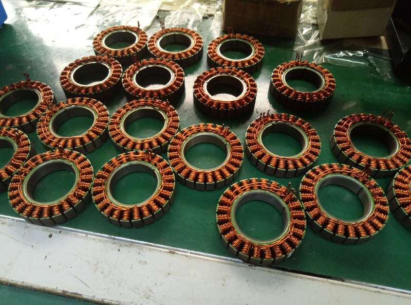 200 C Double Insulation Layer Coated Wire Type BLDC Motor Stator Winding Customization