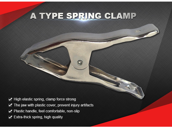 2/4/6 Inch Spring Clips Multifunctional Woodworking Clamps A Metal Spring Clip