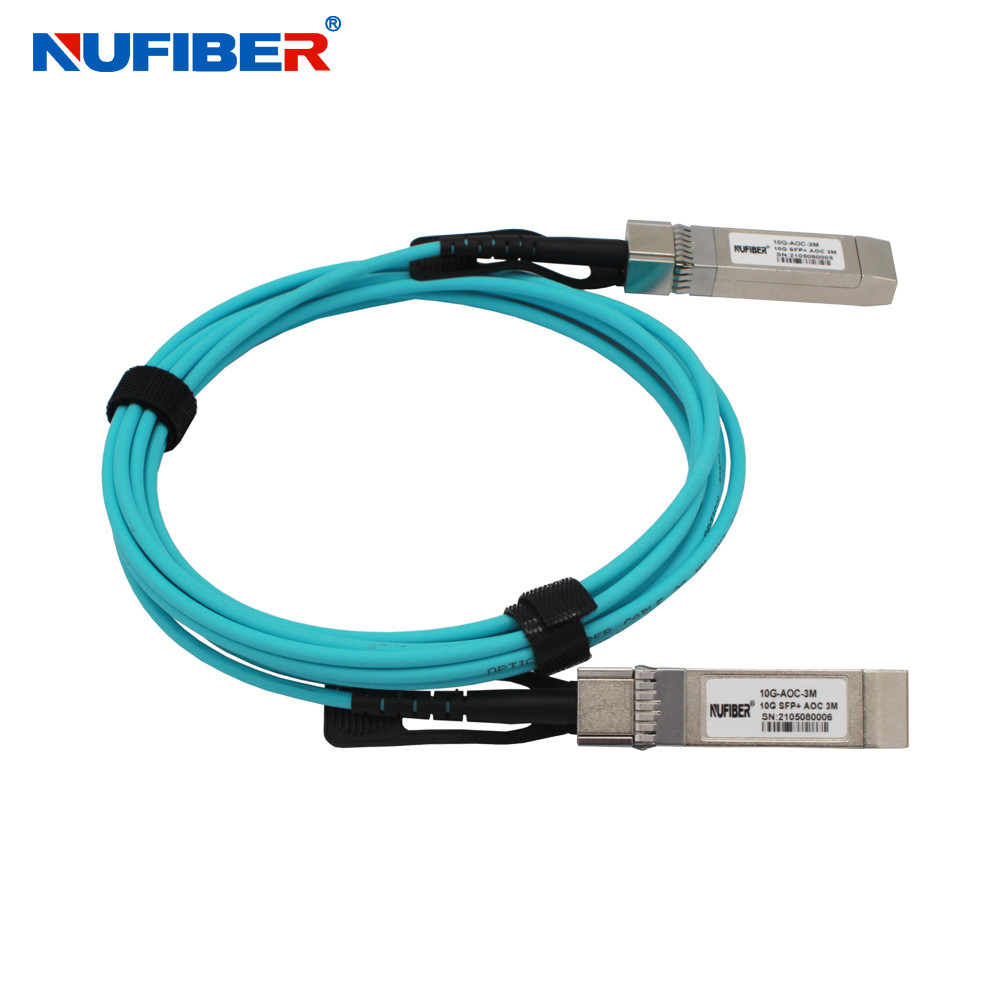 1m 10G SFP+ To 10G SFP+ AOC Cable for FTTH FTTB FTTX Network