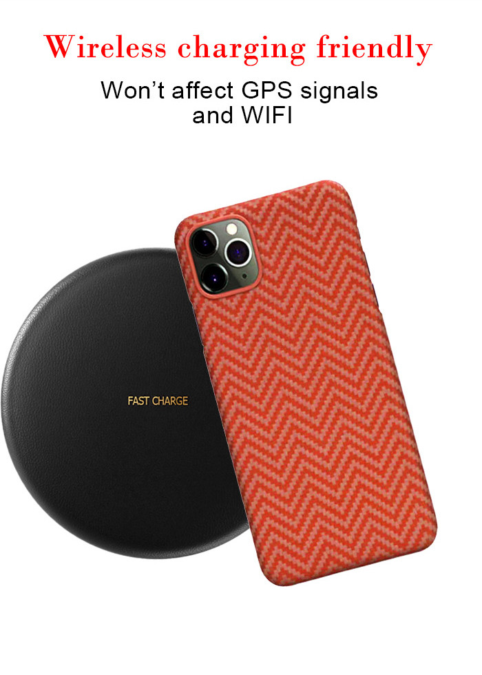 3D Touch Feeling iPhone 11 Pro Max Waterproof Case Aramid Fiber Phone Case