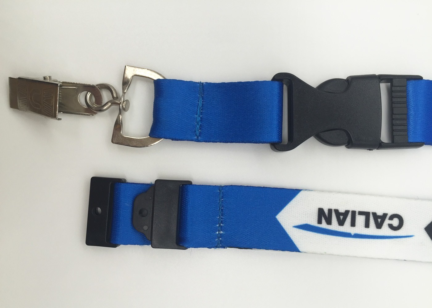 Custom sublimated polyester lanyards with different letters with lobster clips