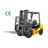 Buy cheap 2500kg Four Wheel Forklift Gas Powered With Three Stage Mast Lift Height 6m from wholesalers