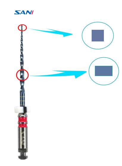 BS 3.0N/Cm Rotary Endo Files , Metal Silver 31mm Rotary Files