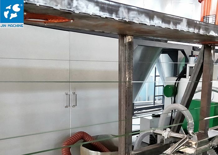TUV Pet Bottle Recycling Line , SUS304 Plastic Film Pet Washing Line
