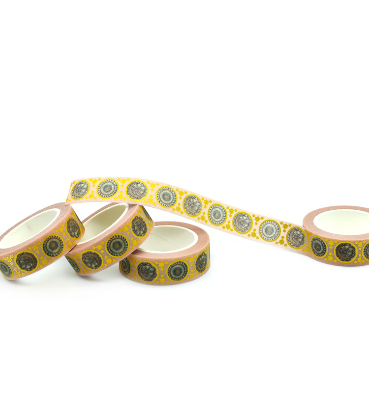 Adhesive Packing 42g Gold Foil Vintage Washi Tape