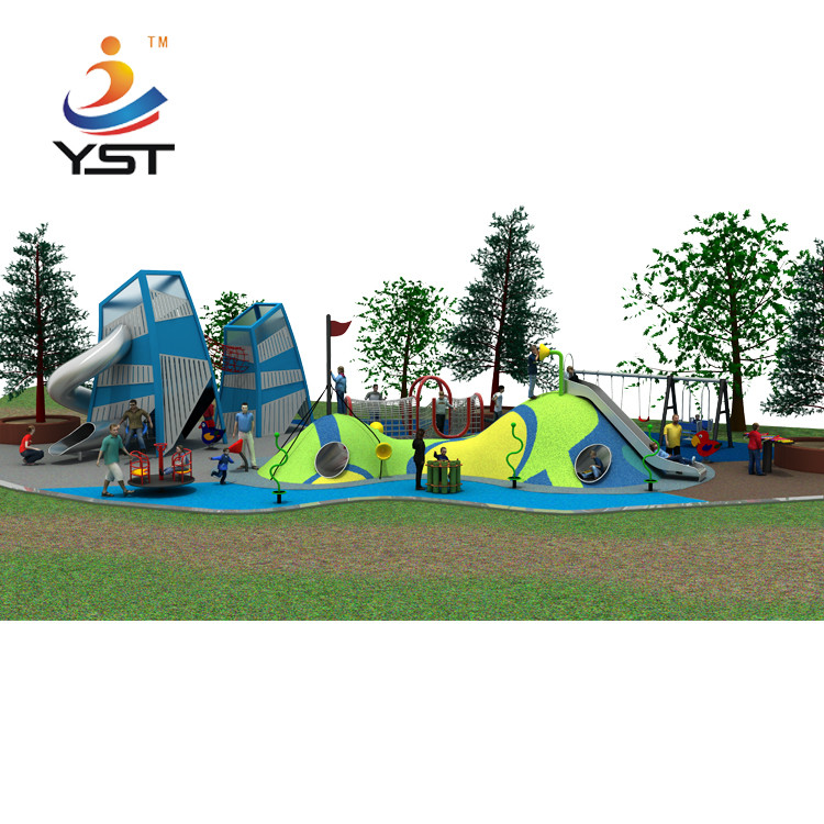 Buy cheap Outdoor Custom Playground Slides , Large Playground Equipment Slides product
