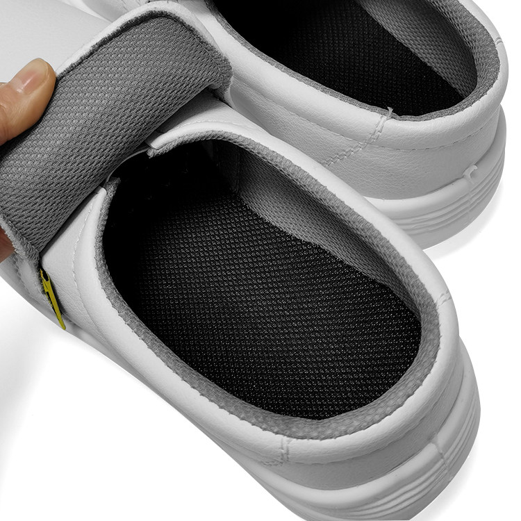 Cleanroom ESD Antistatic White Steel Toe Breathable Safety Shoe ESD Anti-Static Shoes
