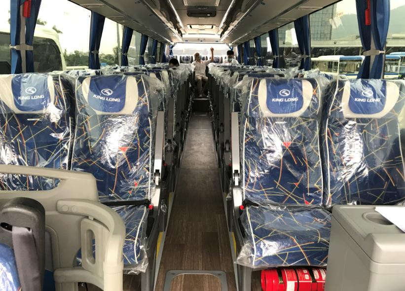 Brand New Bus Kinglong Xmq6112ay 2buses 49+1+1seats Yuchai Engine 6L280 Fast 6 Speed Gearbox