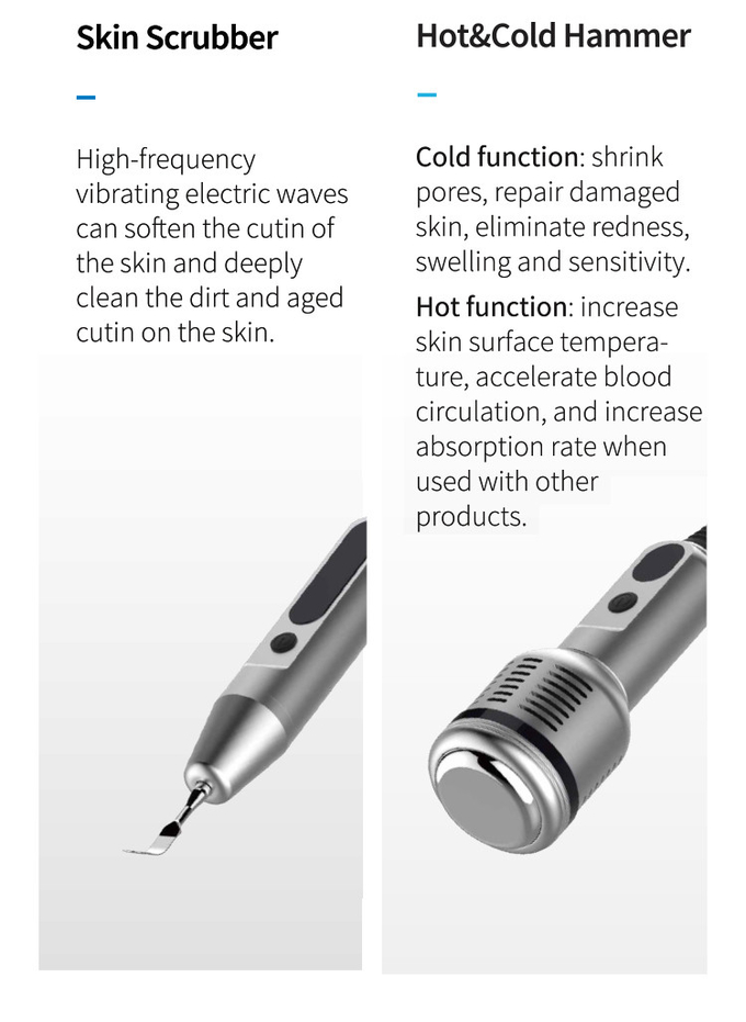 AzulMarino 8W Standing Skin Cooling Machine 10.1 Inch Color Touch Screen Targeted Face Treatment