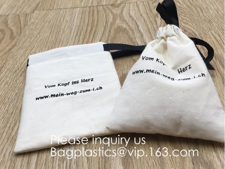 Wedding Party Favor Gift Drawstring Bags 100% Cotton Pouch,Fabric Reusable Drawstring Gift Bag | Eco-Friendly Alternativ
