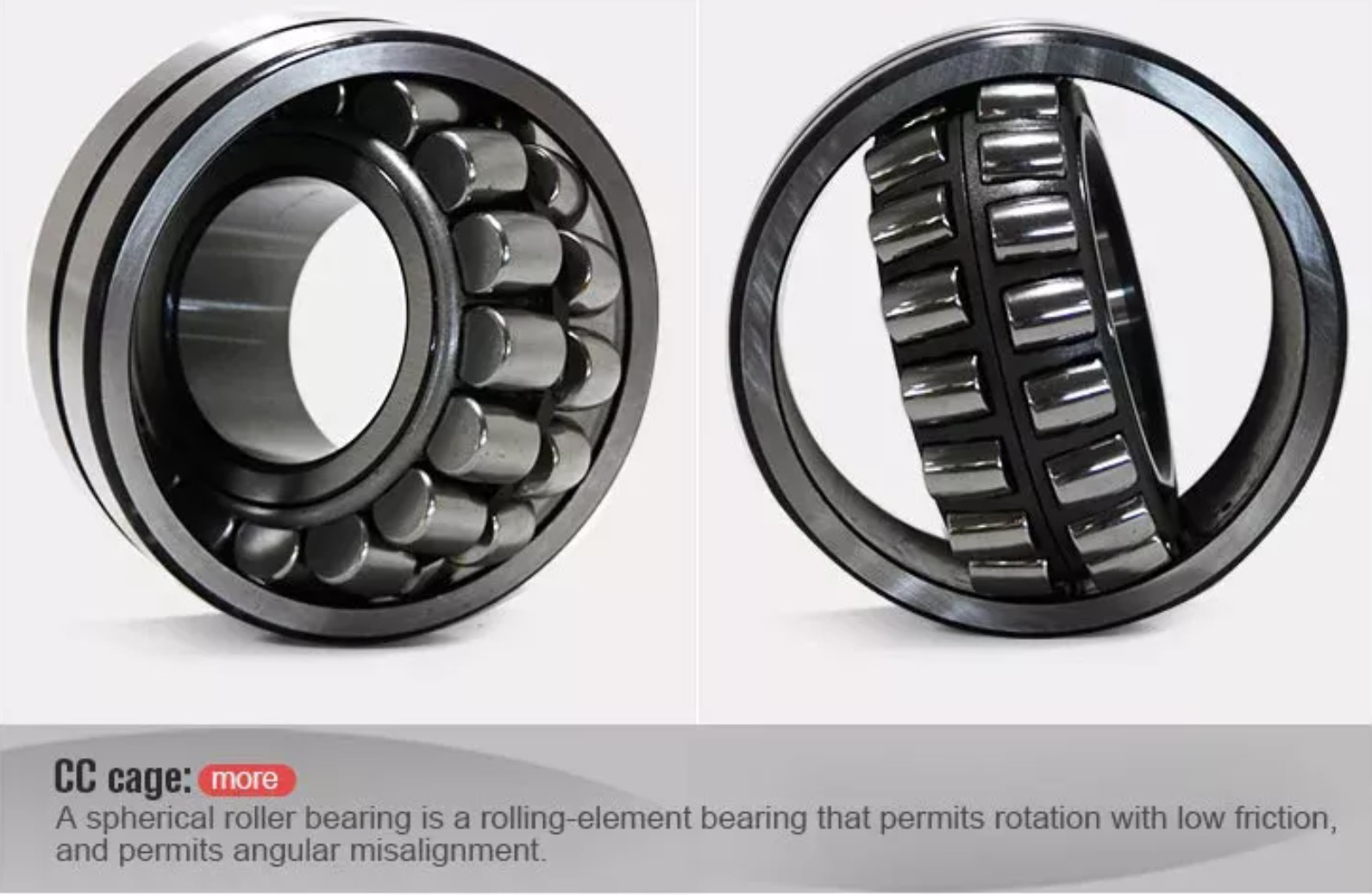 P2 22216 Spherical Roller Bearing Single Row Excavator Slewing Bearing